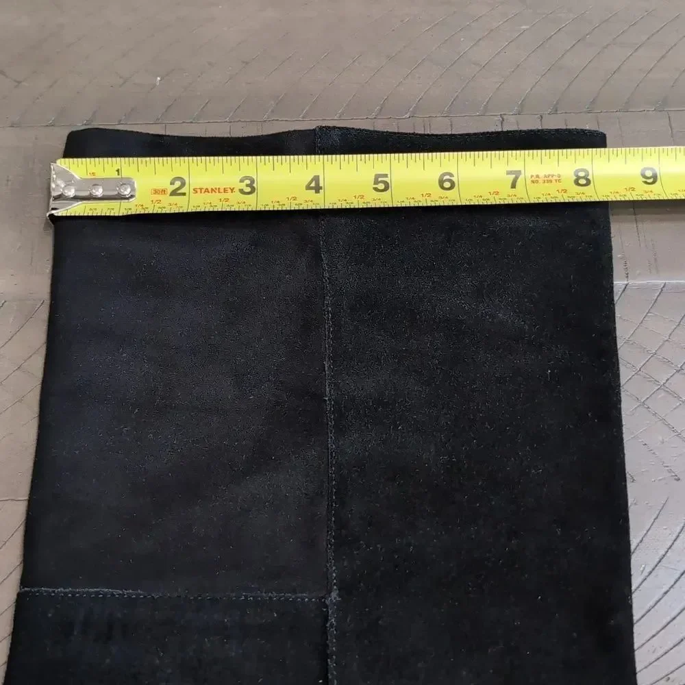 Free People Everly Black Thigh High Boots Womens Size 38
